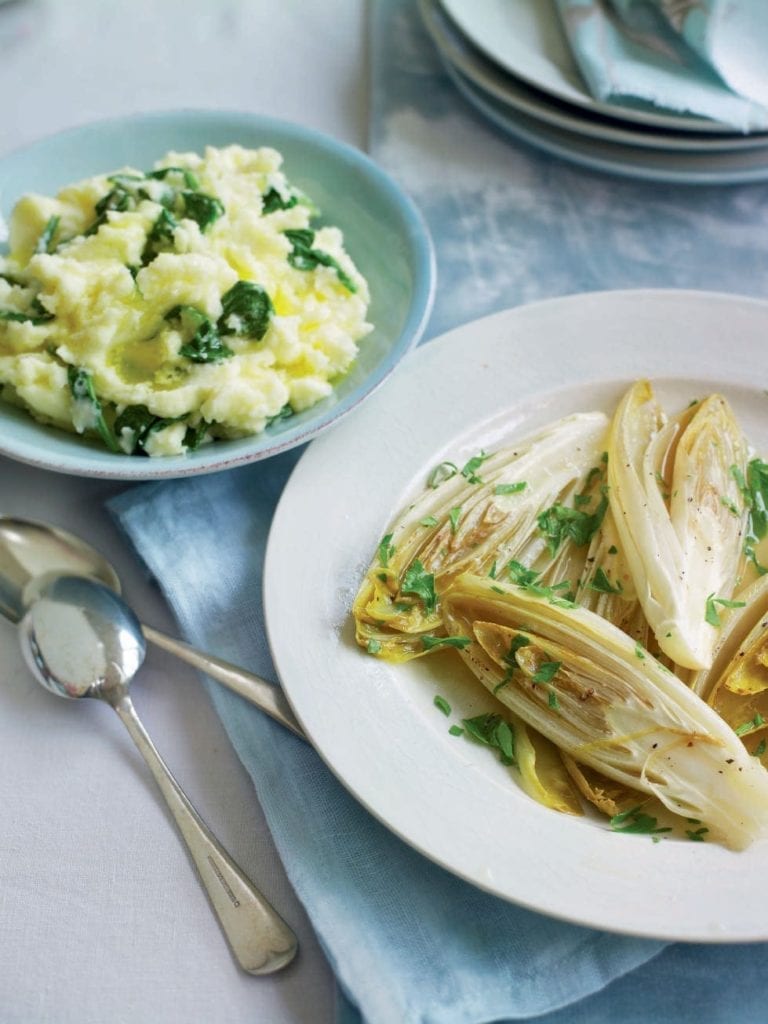 Braised chicory