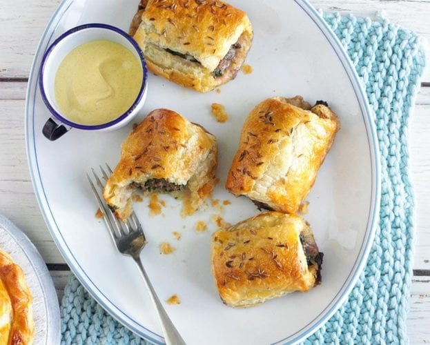 lamb sausage rolls