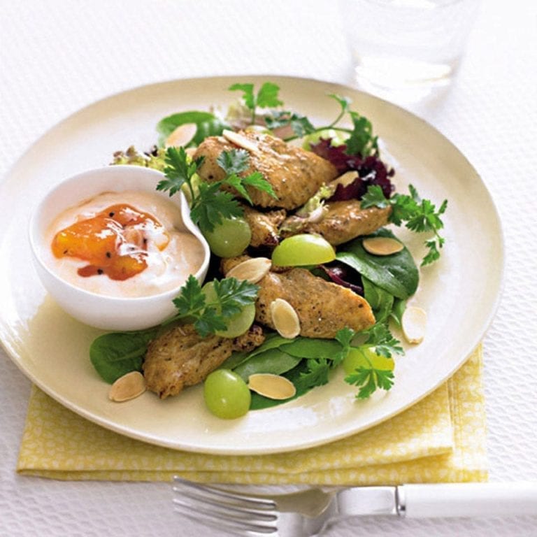 Coronation chicken salad