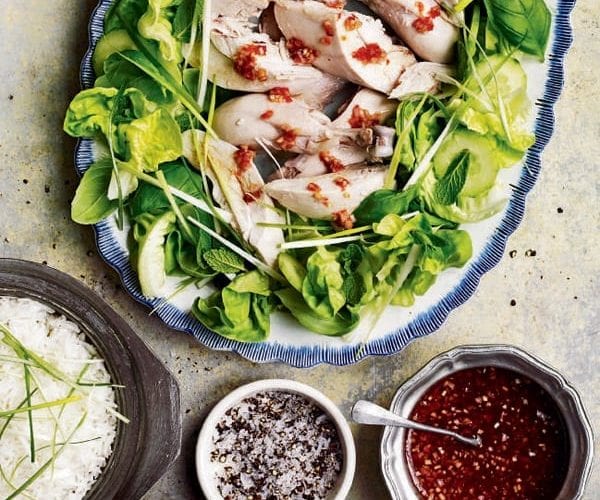 Provençal-style poached chicken
