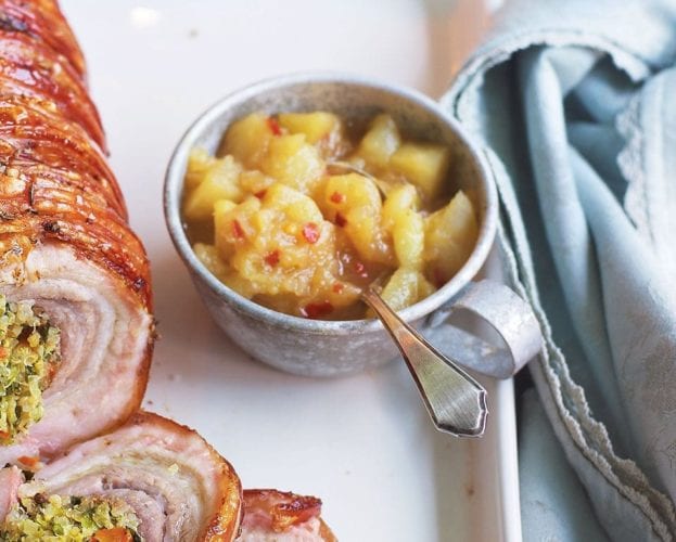 Spiced apple relish