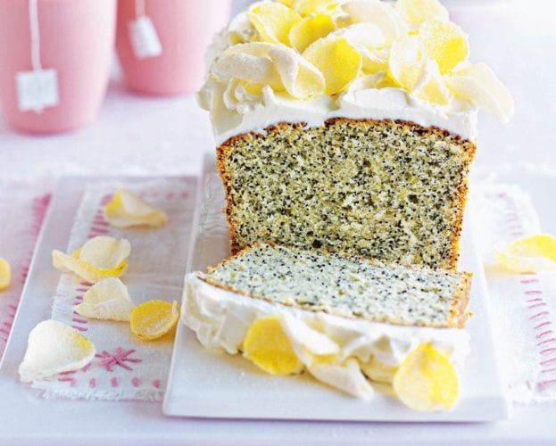 Lemon and poppy seed loaf cake