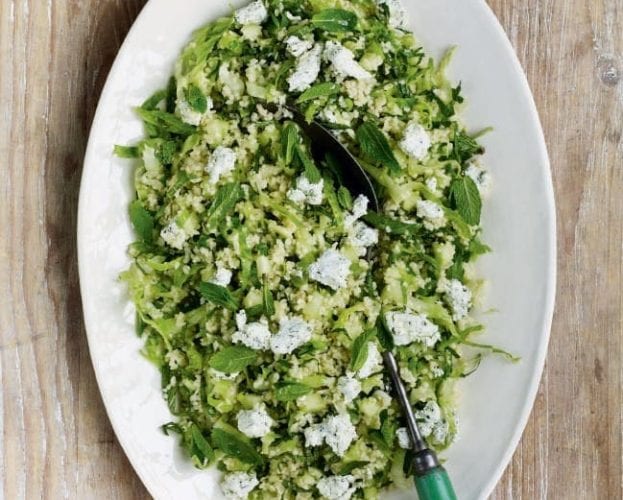 cucumber and mint tabbouleh