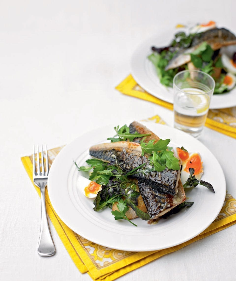 Seared mackerel and horseradish ciabattas recipe delicious. magazine
