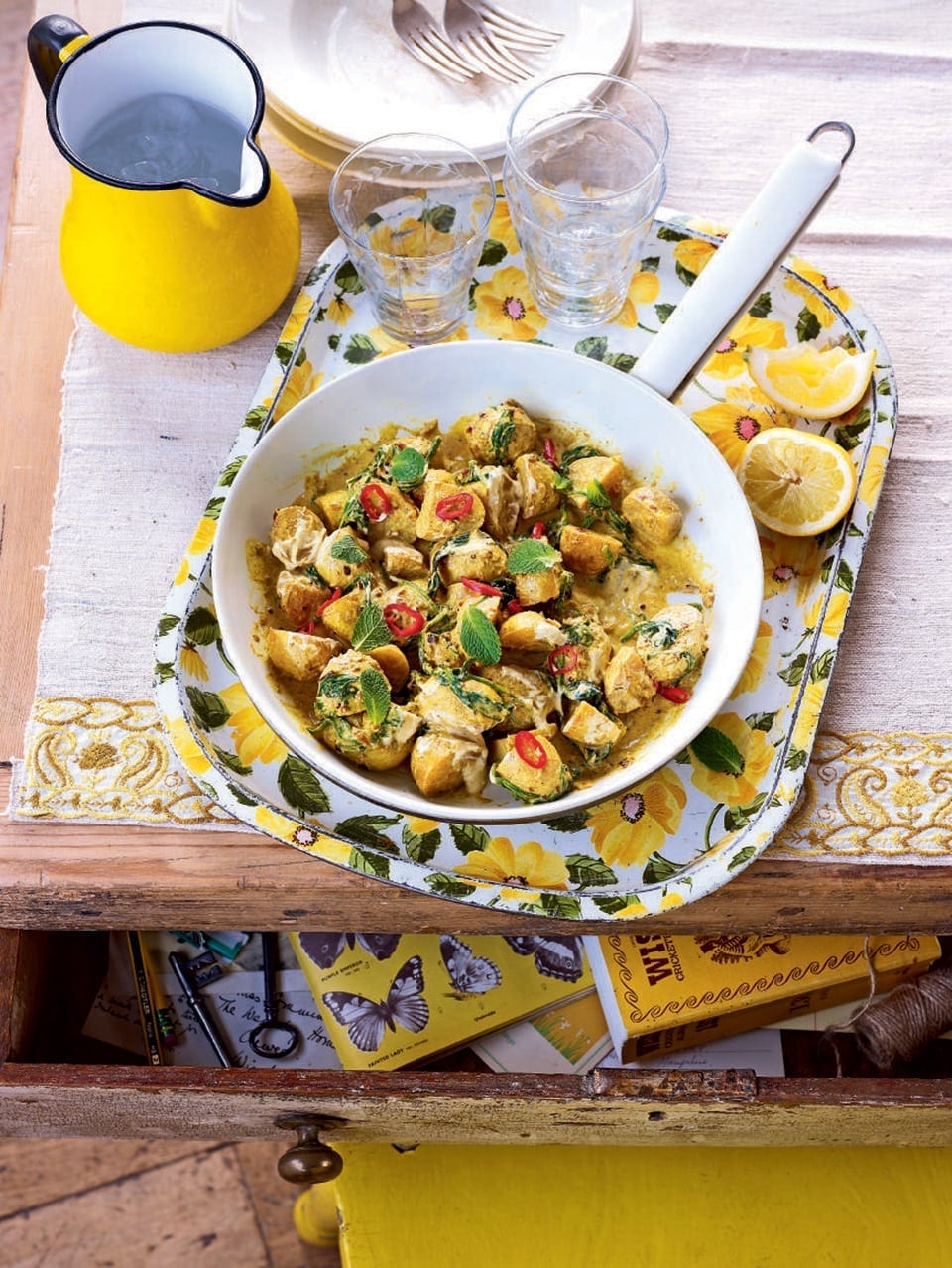 Creamy spiced potato and spinach curry recipe | delicious. magazine