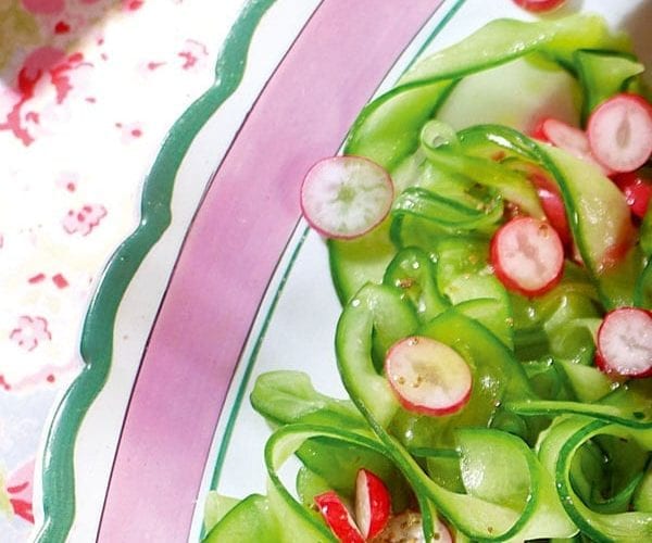 Taco slaw with pink pickled onions