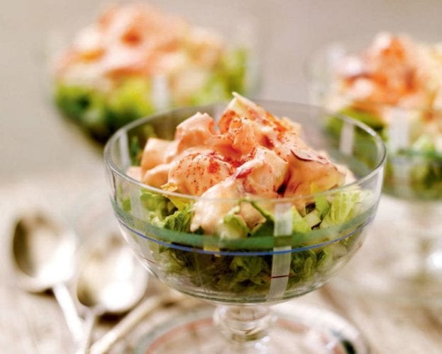 lobster and melon starter