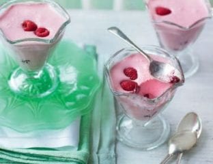 Raspberry mousse