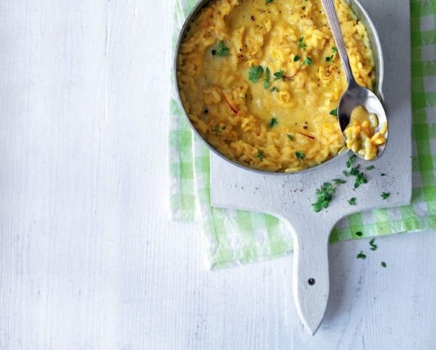 Summer vegetable risotto