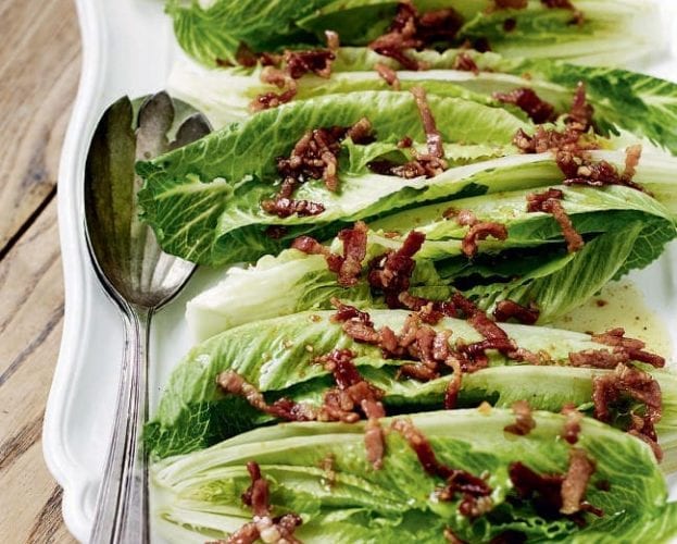 Lettuce hearts on a place