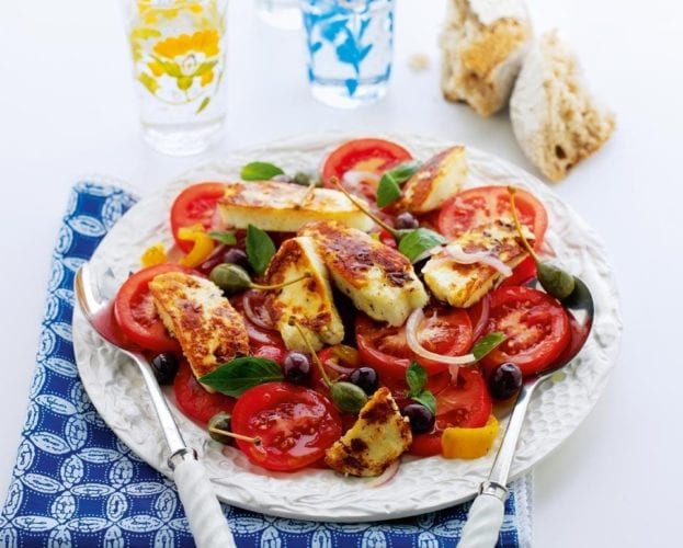 Halloumi salad recipe