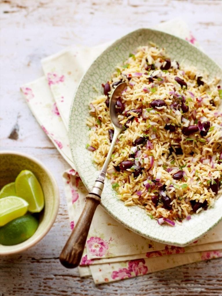 Spiced rice salad