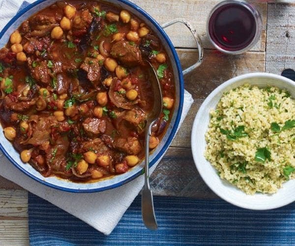 Quick lamb tagine