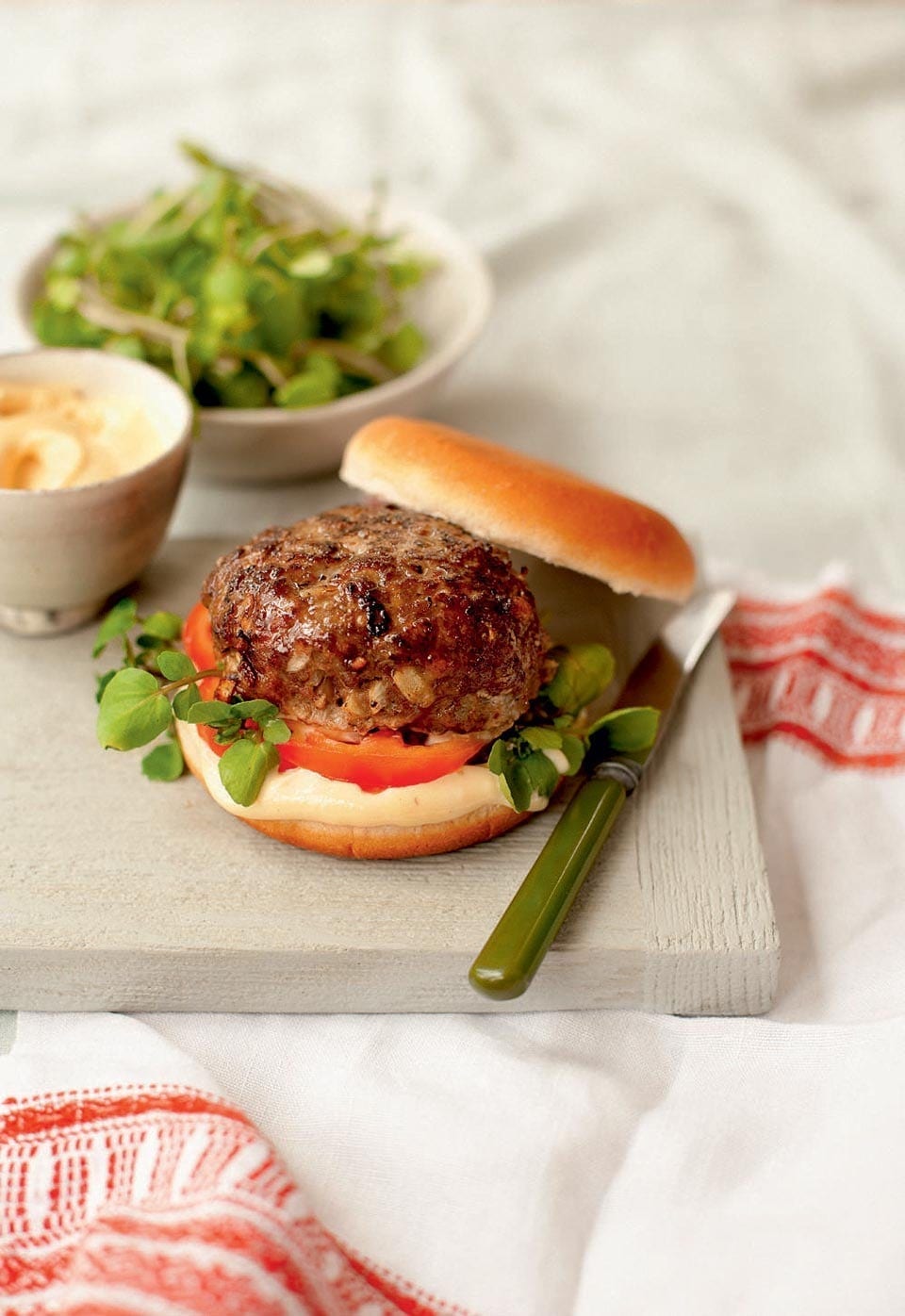 Bloody Mary burgers recipe delicious. magazine