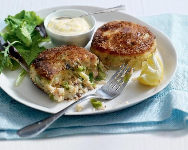 Lemon and horseradish fishcakes