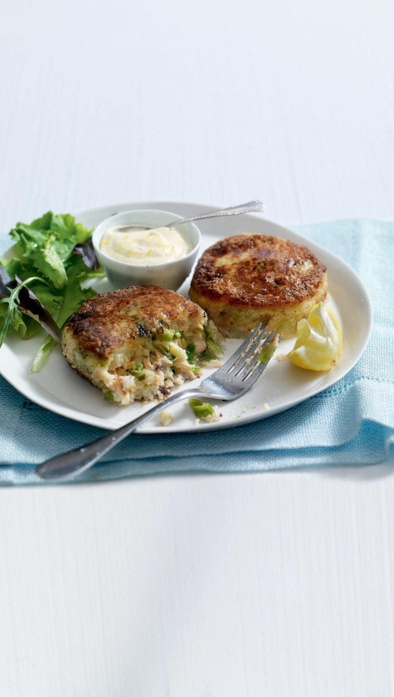 Lemon and horseradish fishcakes