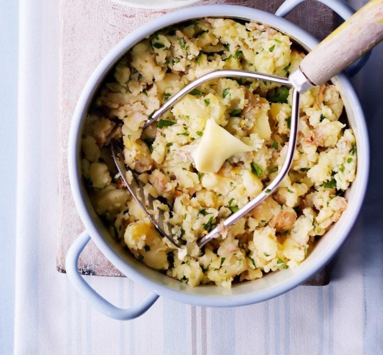 Lemon and parsley mash