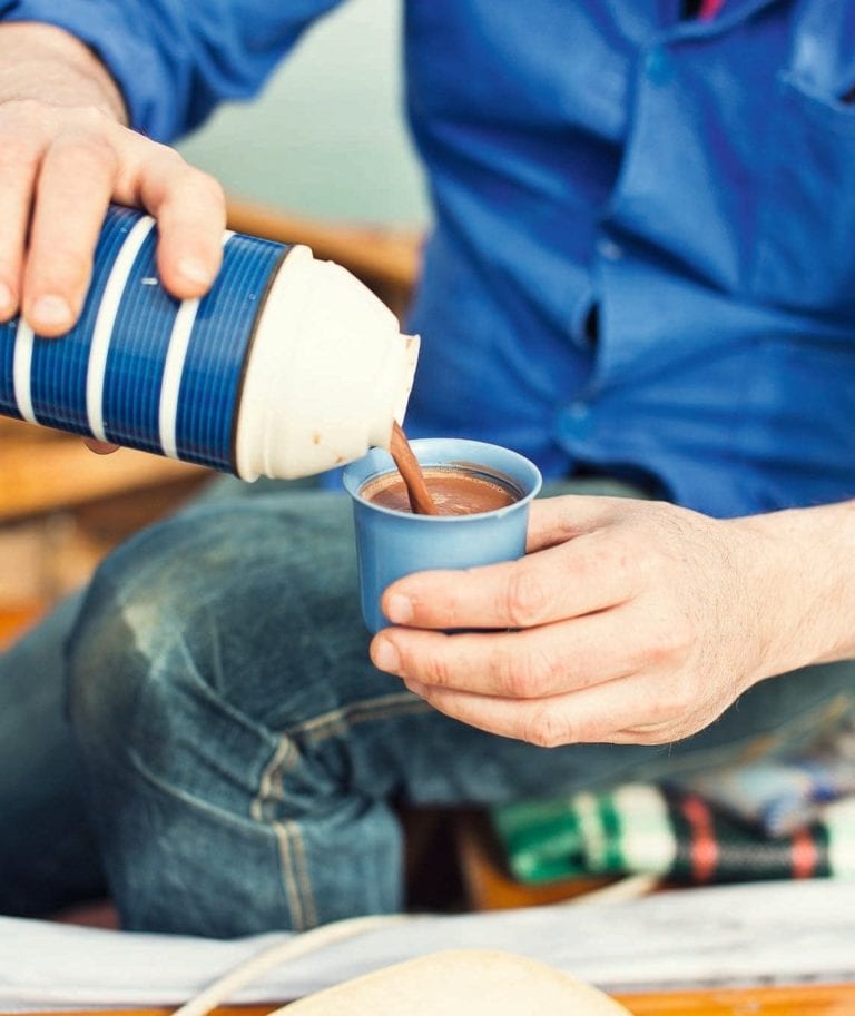 Chocolate rum toddy