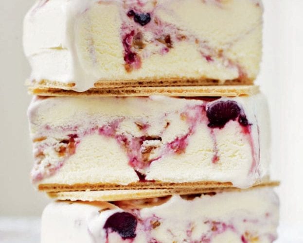 Raspberry cheesecake ice cream