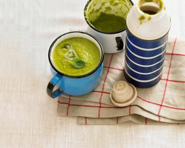 pea mint soup