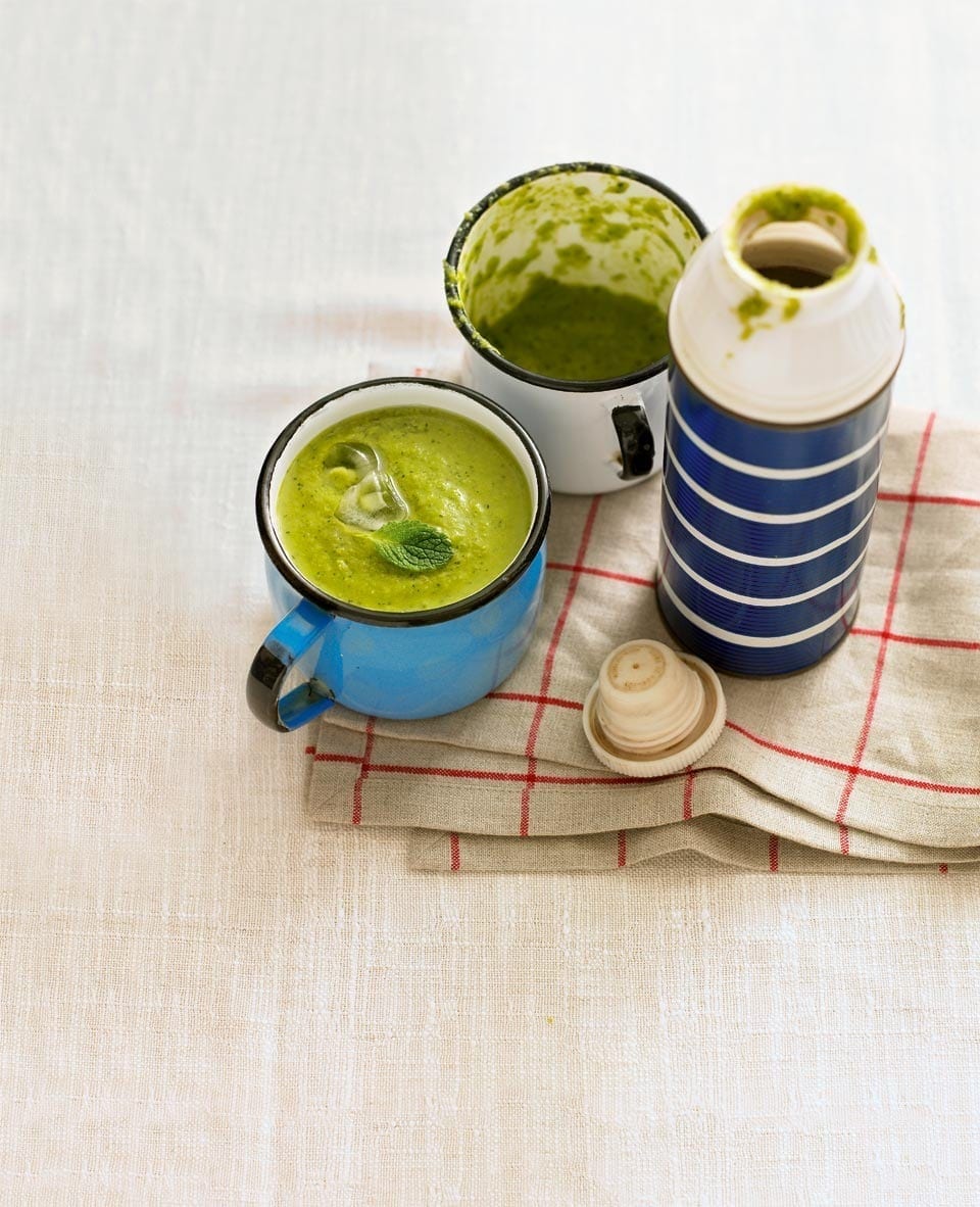 Pea and mint soup recipe | delicious. magazine