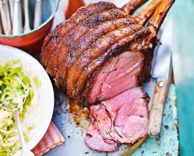 Texas-spiced prime rib of beef