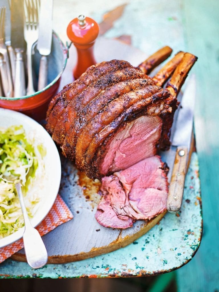 Texas-spiced prime rib of beef