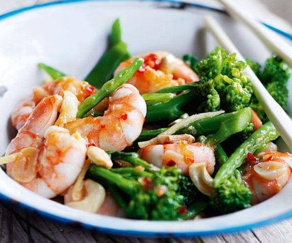 Quick prawn stir-fry