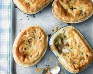 Creamy chicken pies