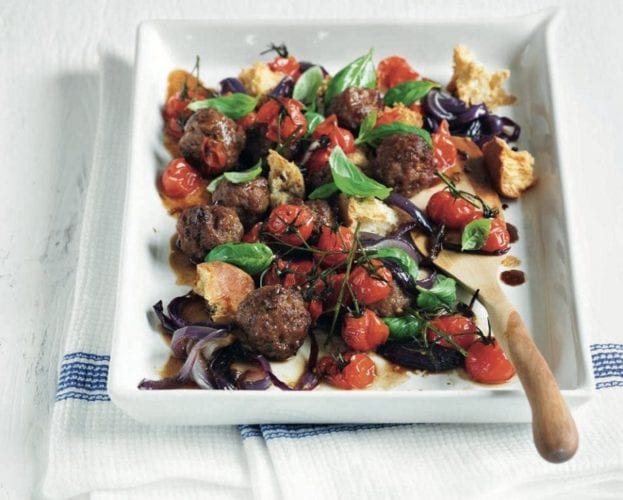 Frikadeller (Scandinavian meatballs) with rich gravy