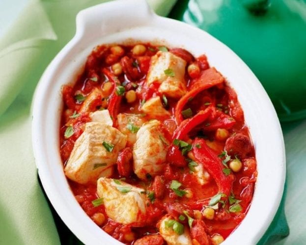 Breaded harissa cod with lemon and red onion couscous