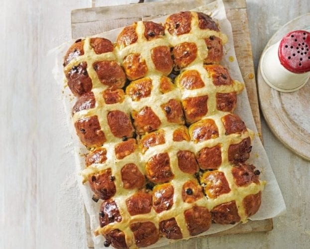 Hot cross bun loaf