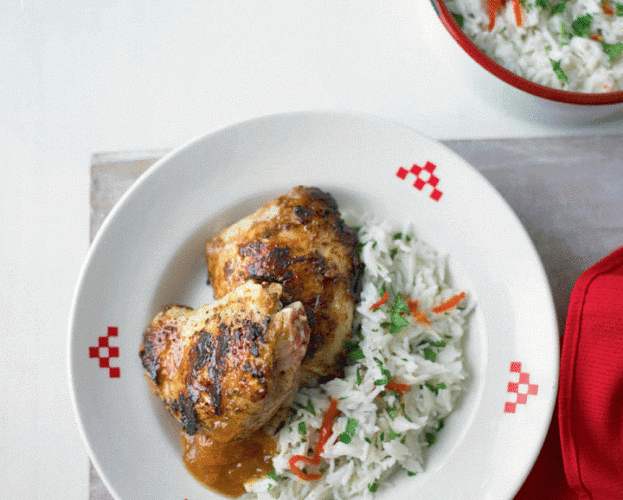 Spiced spring chicken