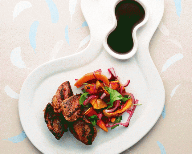 Gill Meller’s pan-roast pigeon with sorrel and bacon