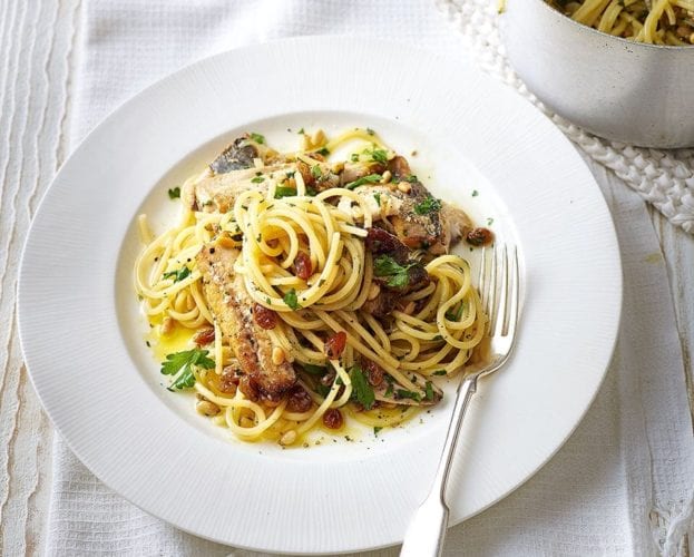 Sardine linguine