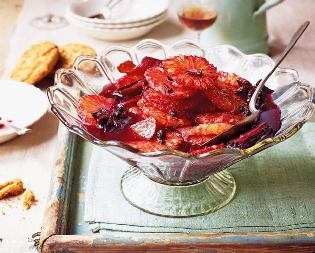 oranges in mulled wine
