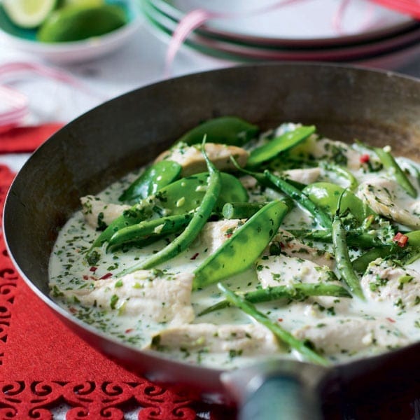 Coconut and coriander chicken curry