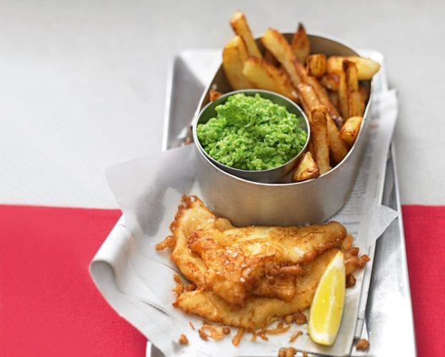 homemade fish and chips