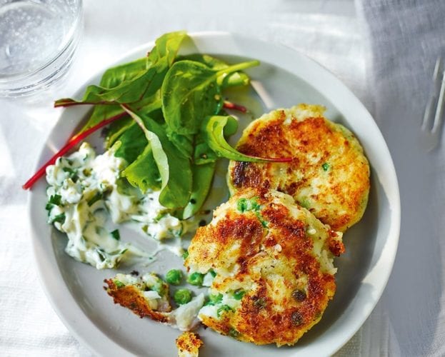 pea potato fishcakes