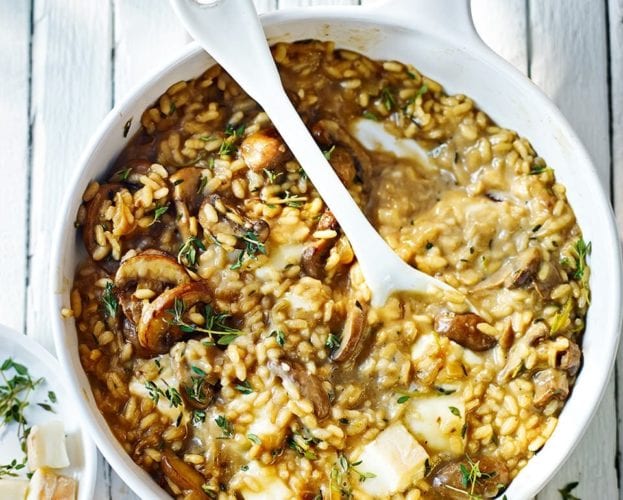 Mushroom risotto