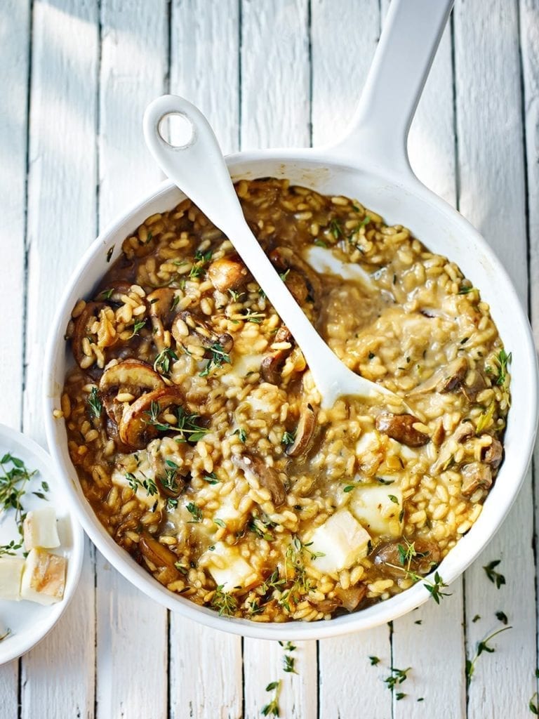 Mushroom risotto