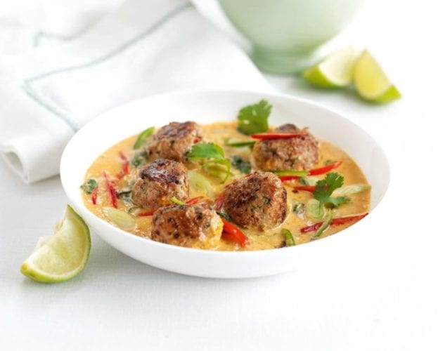 Thai meatball coconut curry