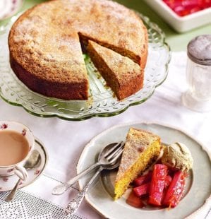 Pistachio Lemon Battenberg Cake with Pistachio Marzipan - Little Sugar Snaps