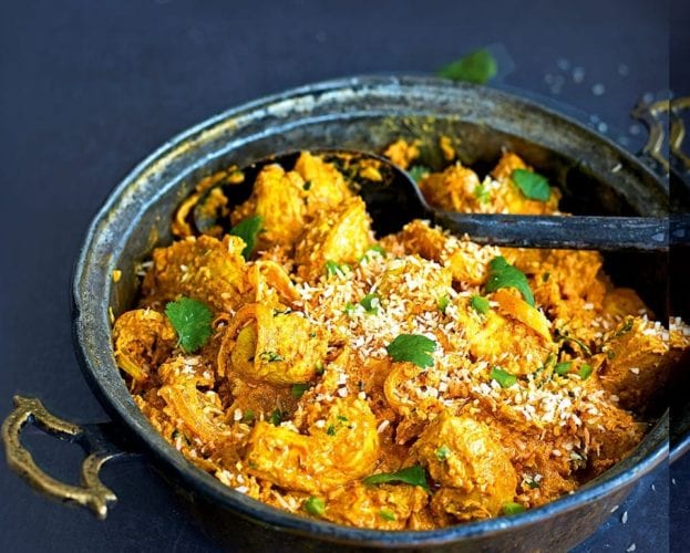 Healthier chicken korma