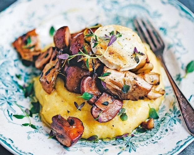 Quick creamy polenta