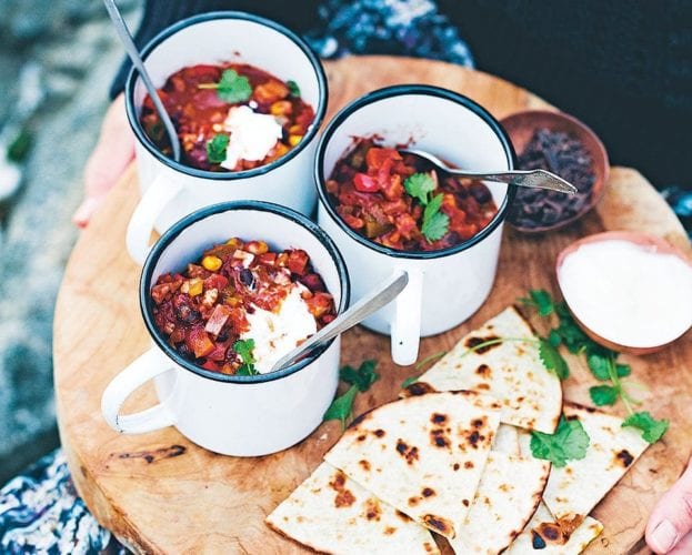 Smoky vegan chilli