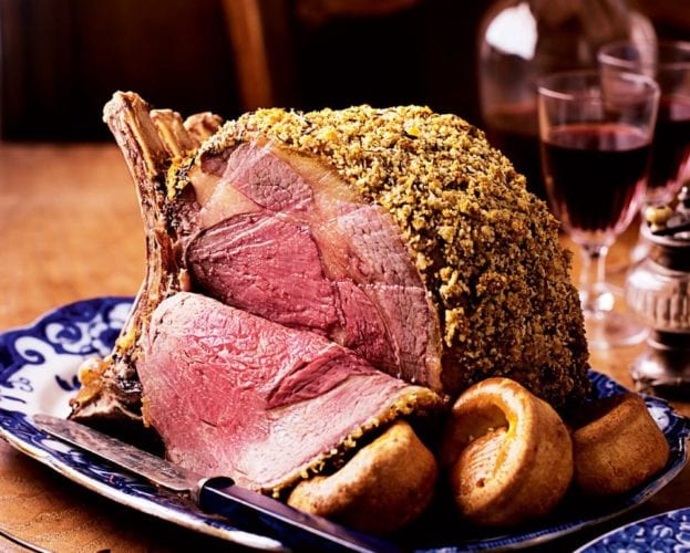 Texas-spiced prime rib of beef