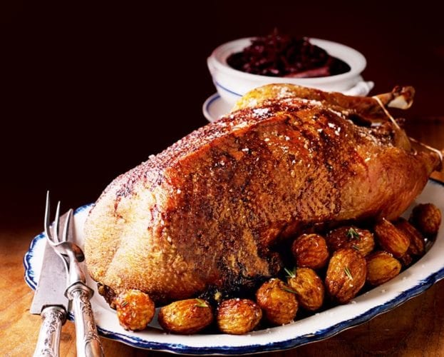 Whole roast goose recipe