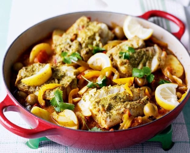 Easy fish tagine