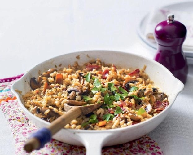 Mushroom risotto